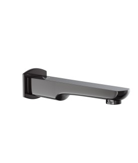 Kubix Prime Bath Spout - Black Chrome