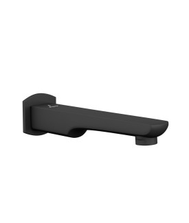 Kubix Prime Bath Spout - Black Matt