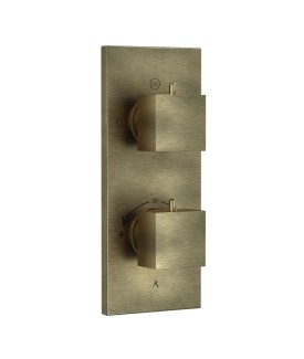 Thermatik-S In-wall Thermostatic Shower Valve with 2-Way Diverter - Antique Bronze