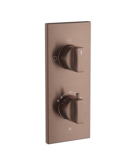 Thermatik-R In-wall Thermostatic Shower Valve with 2-Way Diverter - Antique Copper