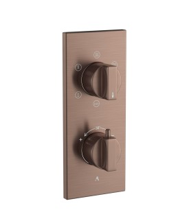 Thermatik-R In-wall Thermostatic Shower Valve with 5-Way Diverter - Antique Copper