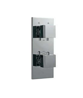 Thermatik-S In-wall Thermostatic Shower Valve with 4-Way Diverter - Chrome