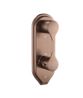 Thermostatic Shower Valve - Antique Copper