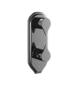 Thermostatic Shower Valve - Black Chrome