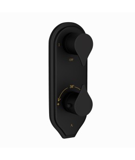 Thermostatic Shower Valve - Black Matt