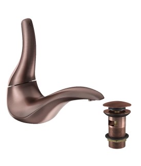 Single Lever Basin Mixer - Antique Copper