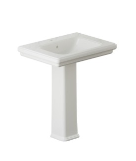 Wall Hung Basin With Full Pedestal