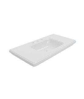 Wall Hung Console Basin With Three Tap Hole