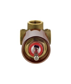 In-wall Body of Single Lever Manual Shower Valve - Blush Gold PVD