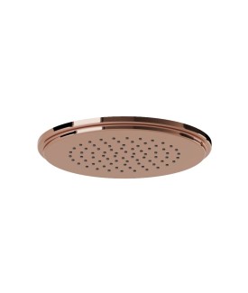 Vic Single Function Round Shape Overhead Shower - Blush Gold PVD