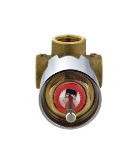 In-wall Body of Single Lever Manual Shower Valve - Chrome