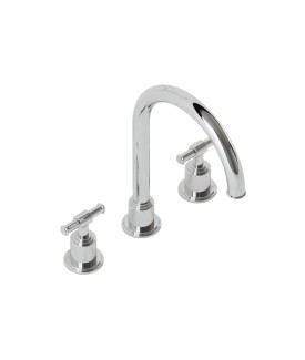 3 Hole Basin Mixer - Chrome