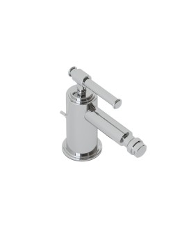 Single Lever Bidet Mixer with Popup Waste - Chrome