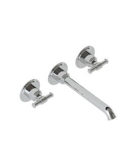 Exposed Part Kit of In-wall 3-Hole Basin Mixer - Chrome