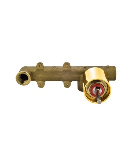 In-wall Body of Single Lever Built-in Manual Valve - Gold Bright PVD