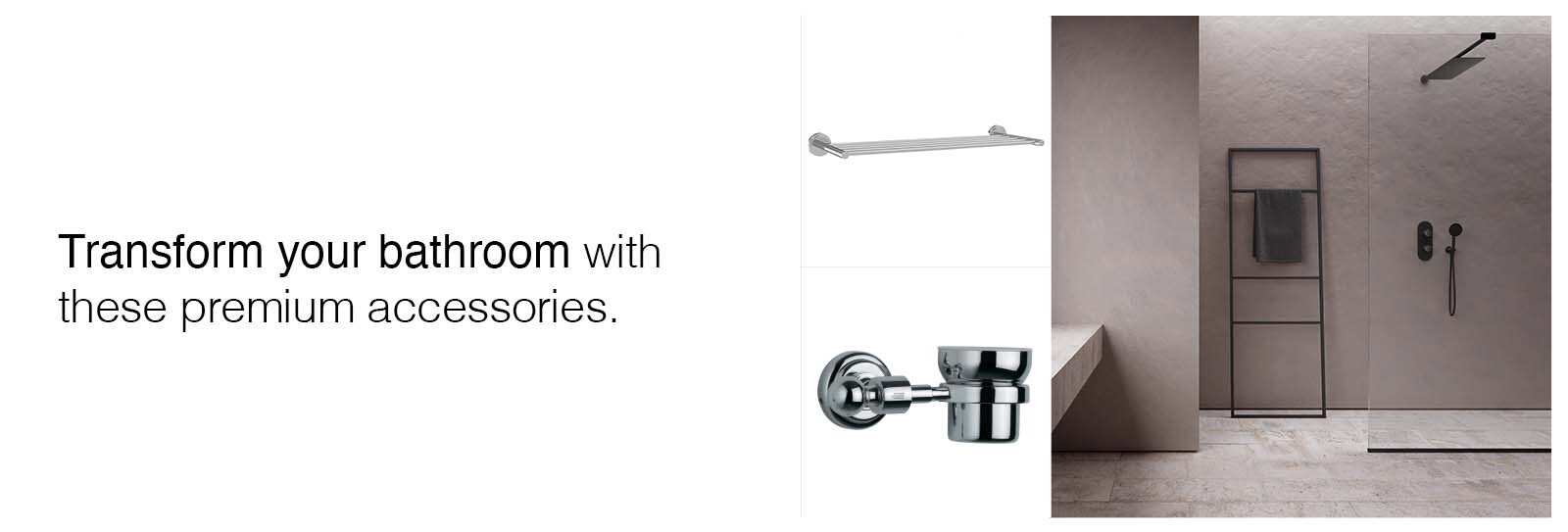 Transform your bathroom with these premium accessories