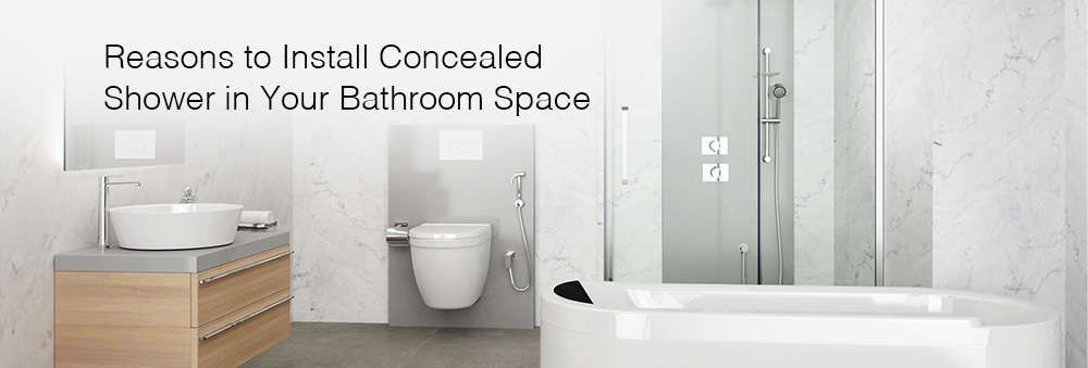 5 Reasons to Install Concealed Shower in Your Bathroom Space