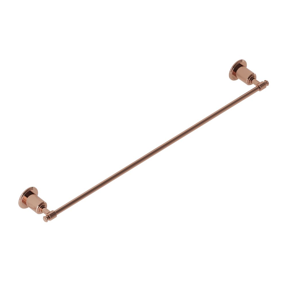 Single Towel Rail-Blush Gold PVD